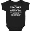 being a teacher is easy Baby Bodysuit