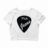 pick jesus bible Crop Top