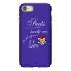 she reads books to live book lover iPhone 8