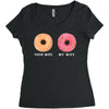 your wife my wife donuts Women's Triblend Scoop T-shirt