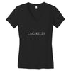 lag kill Women's V-Neck T-Shirt