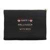happy halloween witches Accessory Pouches