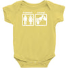 problem l&ouml;sung zocken lustig funny Baby Onesie