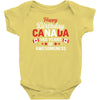 Happy Birthday Canada 150 Years Of Awesomeness Baby Onesie