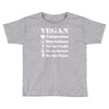 vegan Toddler T-shirt