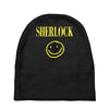 sherlock holmes smiley face Baby Beanies