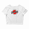 rolling papers smoking college retro stoner Crop Top