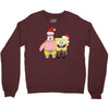 spongebob squarepants and patrick christmas Crewneck Sweatshirt