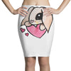 cute lop eared rabbit Pencil Skirts