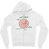 pizza math Zipper Hoodie