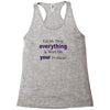 drop everything Racerback Tank