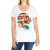 saved by the shell Ladies Curvy T-Shirt