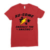 au some Ladies Fitted T-Shirt