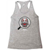 hello! i'm down here! Racerback Tank