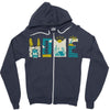 home Zipper Hoodie