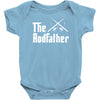 the rodfather   mens funny fishing Baby Bodysuit