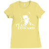 twilight pullover bella jacob edward film Ladies Fitted T-Shirt