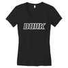 dork Women's V-Neck T-Shirt