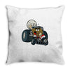 murky and lurky cruise round in their doom buggy Throw Pillow
