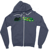 tortoise caught Zipper Hoodie