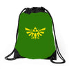 Zelda Logo Drawstring Bags
