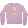 ice cream ghost Crewneck Sweatshirt