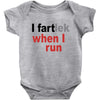 funny i fartlek Baby Bodysuit