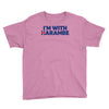 i am with harambe Youth Tee