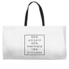 50 % unicorn Weekender Totes
