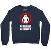 no humans allowed district 9 Crewneck Sweatshirt