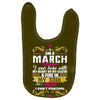 i am a march women Baby Bibs