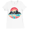 camp river Ladies Fitted T-Shirt
