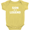 Dad The Man The Myth The Legend - Son Of A Legend Family Matching Baby Bodysuit