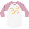 om zeichen indien buddhisten meditation religion yoga 3/4 Sleeve Shirt