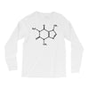Caffeine Molecule Long Sleeve Shirts