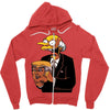 burns vs trump Zipper Hoodie