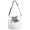 meowy krampus Adjustable Strap Totes