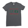 golden christmas Ladies Fitted T-Shirt