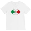 bat man mexican flag mexico logo V-Neck Tee