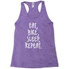 Eat Sleep Bike Repeat Racerback Tank