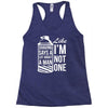 shaving says a lot about a man like Racerback Tank