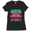 push me around grandpa Ladies Fitted T-Shirt