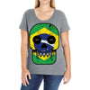 brazil till i die Ladies Curvy T-Shirt