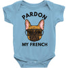 pardon my french Baby Bodysuit