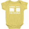 geeks will save the world mac version (2) Baby Onesie