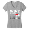 Wine Club pub Women's V-Neck T-Shirt
