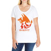 mega fire Ladies Curvy T-Shirt
