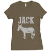 jack ass Ladies Fitted T-Shirt