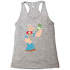 popeye spinach retro mens funny Racerback Tank