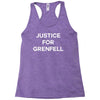 Justice For Grenfell Racerback Tank